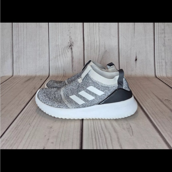 Adidas Ultimafusion Knit Running Shoes Women’s Size 8 Gray/White B96469 - Picture 4 of 12